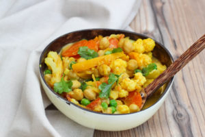 detox ayurvedico primavera thai curry coliflor y garbanzos